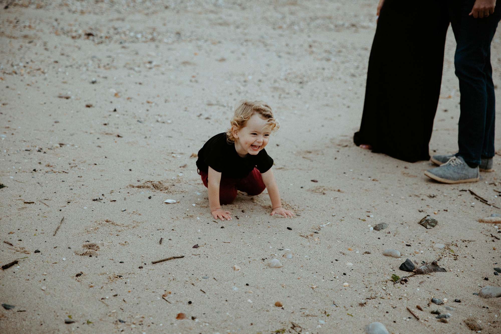 child on the beach, Long Island family photographer 